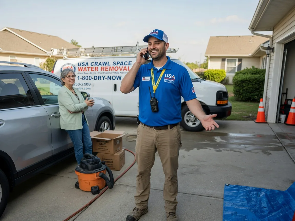 Crawl Space Water Removal Hoffman, NC FAQs
